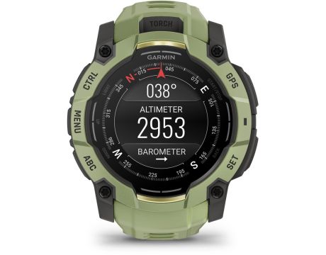 Garmin Instinct 3 AMOLED Limited Edition, 50 мм, светлозелен/черен на супер цени