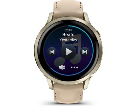 Garmin Venu 4, 41 мм, златист/кафяв на супер цени