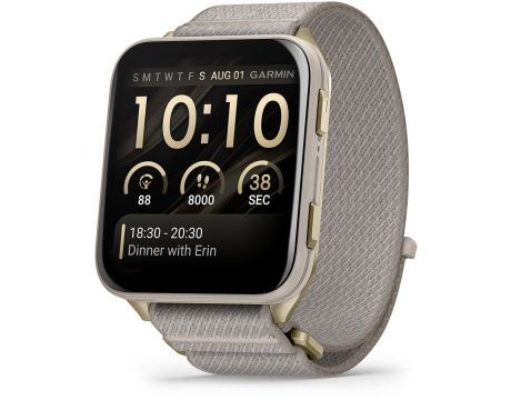 Garmin Venu X1, 41 мм, златист/сив на супер цени