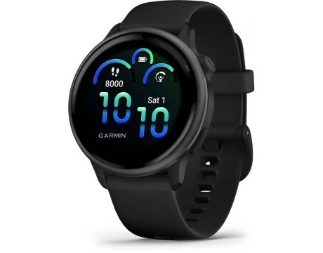 Garmin Vivoactive 6, 42 мм, черен на супер цени