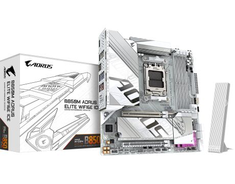GIGABYTE B850M AORUS ELITE WIFI6E ICE на супер цени