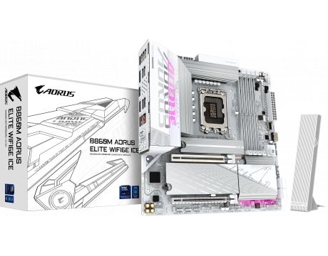 GIGABYTE B860M AORUS ELITE WIFI6E ICE на супер цени