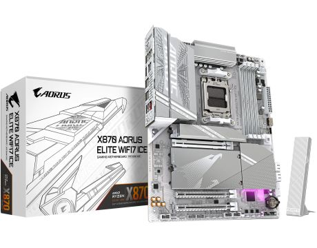 GIGABYTE X870 AORUS ELITE WIFI7 ICE на супер цени