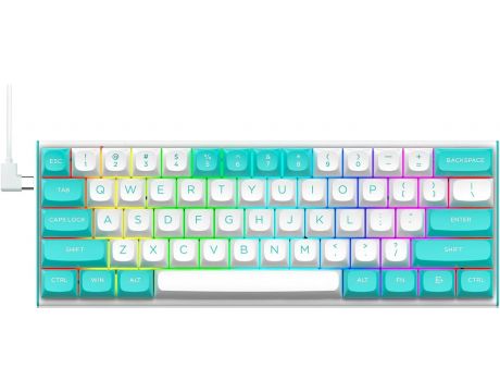 Redragon Fidd K683WB-RGB, бял/зелен на супер цени