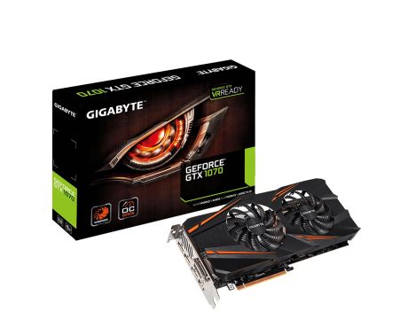 GIGABYTE GeForce GTX 1070 8GB OC Windforce на супер цени