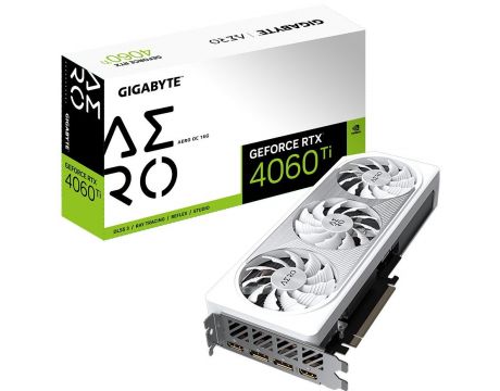 GIGABYTE GeForce RTX 4060 Ti 16GB AERO OC DLSS 3 на супер цени