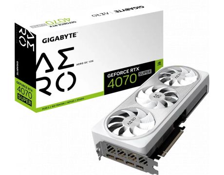 GIGABYTE GeForce RTX 4070 Super 12GB AERO OC DLSS 3 на супер цени