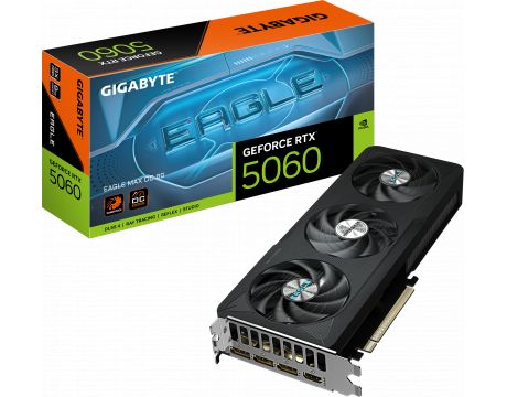 GIGABYTE GeForce RTX 5060 8GB Eagle MAX OC DLSS 4 на супер цени