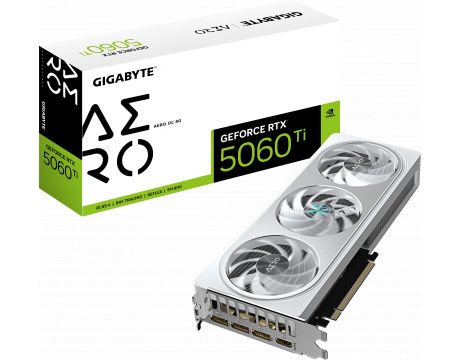 GIGABYTE GeForce RTX 5060 Ti 8GB AERO OC DLSS 4 на супер цени