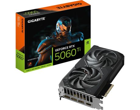 GIGABYTE GeForce RTX 5060 Ti 8GB WINDFORCE DLSS 4 на супер цени