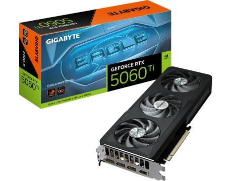 GIGABYTE GeForce RTX 5060 Ti EAGLE MAX OC DLSS 4 на супер цени