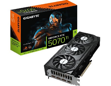 GIGABYTE GeForce RTX 5070 Ti 16GB WINDFORCE OC DLSS 4 на супер цени
