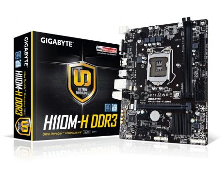 GIGABYTE H110M-H DDR3 на супер цени