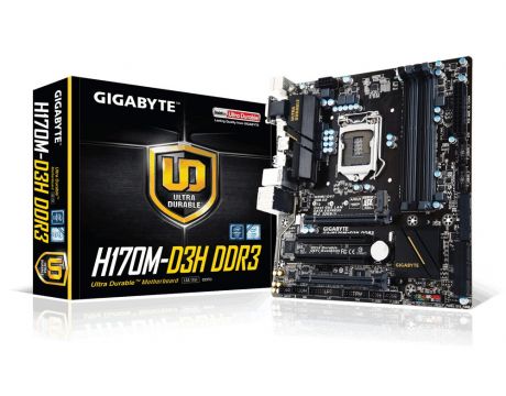 GIGABYTE H170M-D3H DDR3 на супер цени