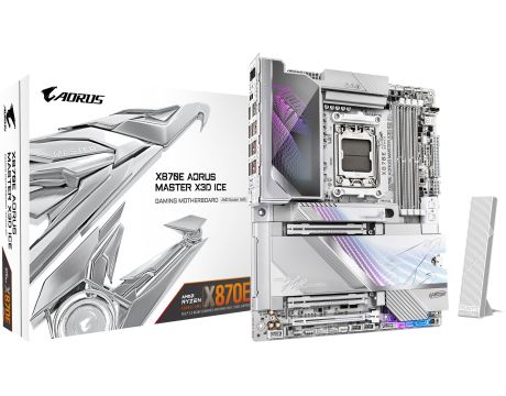 GIGABYTE X870E AORUS MASTER X3D ICE на супер цени
