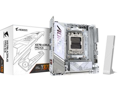 GIGABYTE X870I AORUS PRO ICE WIFI 7 на супер цени