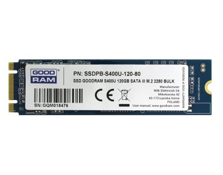 120GB SSD GOODRAM S400U - Bulk на супер цени