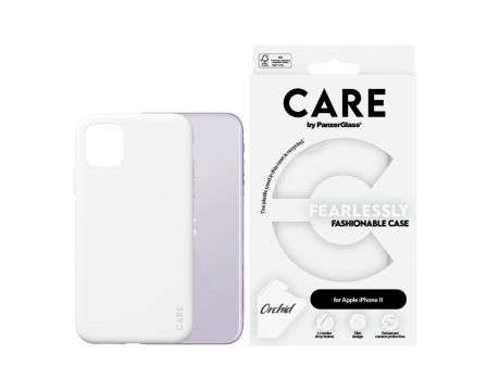 PanzerGlass Care Fearlessly Fashionable MagSafe за Apple iPhone 11, бял на супер цени