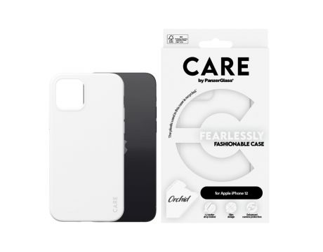 PanzerGlass Care Fearlessly Fashionable MagSafe за Apple iPhone 12/12 Pro, бял на супер цени