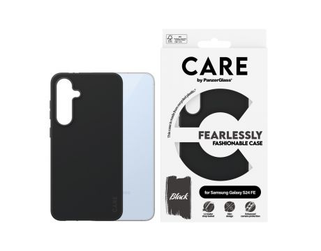 PanzerGlass Care за Samsung Galaxy S24 FE, черен на супер цени