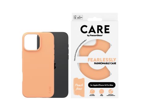 PanzerGlass Care Fashionable за Apple iPhone 16 Pro Max, оранжев на супер цени