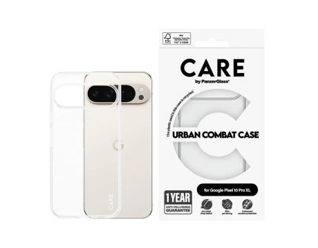 PanzerGlass Urban Combat за Google Pixel 10 Pro XL, прозачен на супер цени