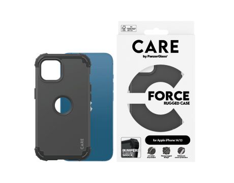 PanzerGlass Care Force за Apple iPhone 14/ 13, черен на супер цени