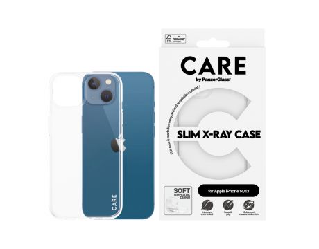 PanzerGlass Care за Apple iPhone 13/14, прозрачен на супер цени