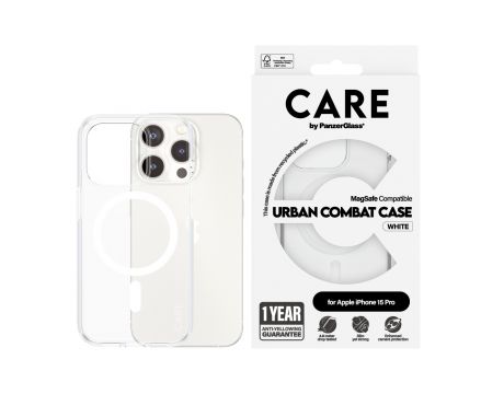 PanzerGlass Care за Apple iPhone 15 Pro, прозрачен на супер цени