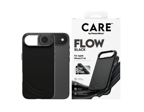 PanzerGlass Care Flow за Apple iPhone Air, черен на супер цени