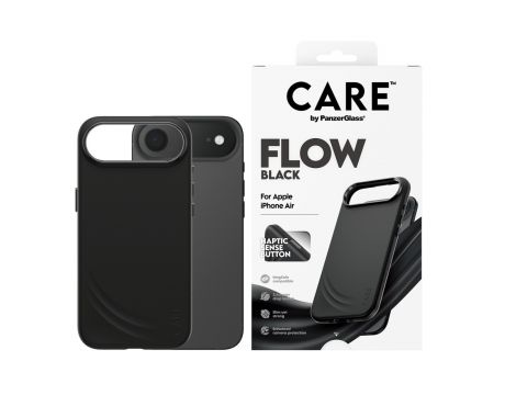 PanzerGlass Care Flow за Apple iPhone Air, черен на супер цени