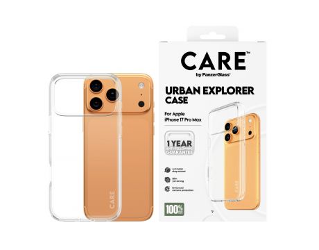PanzerGlass Care Urban Explorer за Apple iPhone 17 Pro Max, прозрачен на супер цени