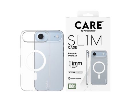 PanzerGlass Care SuperSlim за Apple iPhone Air, прозрачен/бял на супер цени