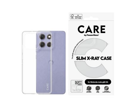 PanzerGlass Care Fashion X-Ray за Motorola Moto G86 5G/Moto G86 Power 5G, прозрачен на супер цени