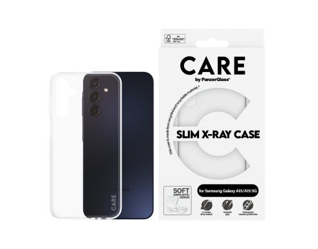PanzerGlass Care Slim X-Ray за Samsung Galaxy A15/ A15 5G, прозрачен на супер цени