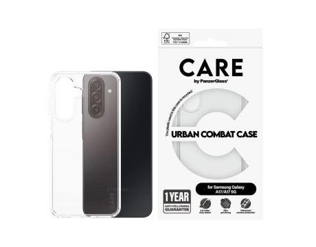 PanzerGlass Care Urban Combat за Samsung Galaxy M17 5G/A17/A17 5G, прозрачен на супер цени