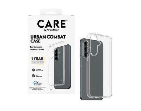PanzerGlass Care Urban Combat за Samsung Galaxy A37 5G, прозрачен на супер цени