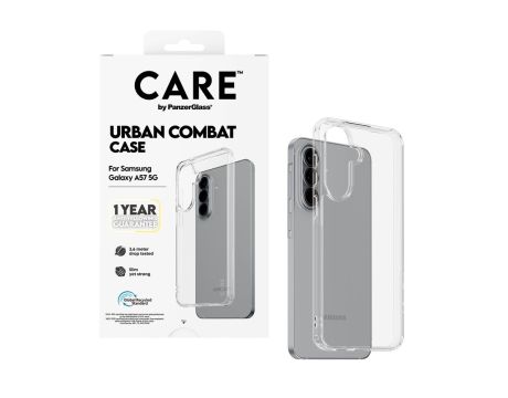 PanzerGlass Care Urban Combat за Samsung Galaxy A57 5G, прозрачен на супер цени