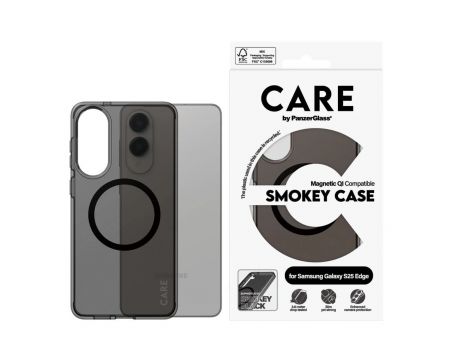 PanzerGlass Care Urban combat за Samsung Galaxy S25 Edge, сив на супер цени