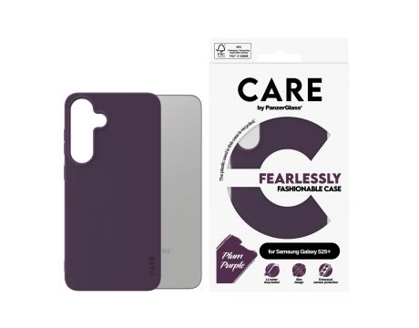 PanzerGlass Care Rearlessly Fashionable за Samsung Galaxy S25+, лилав на супер цени