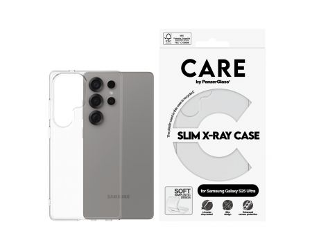 PanzerGlass Care Slim X-Ray за Samsung Galaxy S25 Ultra, прозрачен на супер цени