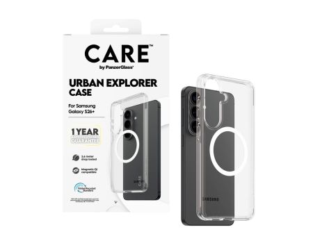 PanzerGlass CARE Urban за Samsung Galaxy S26+, прозрачен/бял на супер цени