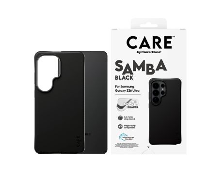 PanzerGlass CARE Samba за Samsung Galaxy S26 Ultra, черен на супер цени