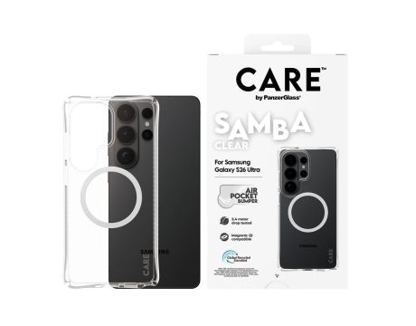 PanzerGlass CARE Samba за Samsung Galaxy S26 Ultra, прозрачен/бял на супер цени