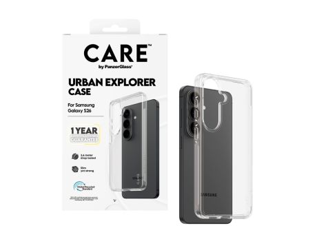 PanzerGlass CARE Urban за Samsung Galaxy S26, прозрачен на супер цени