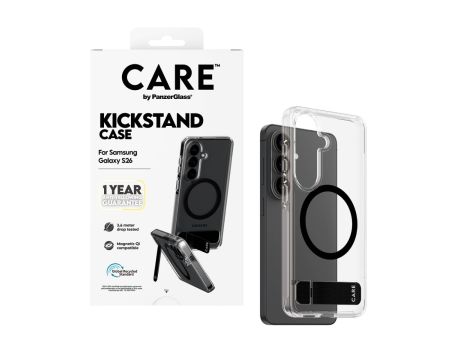 PanzerGlass CARE Urban за Samsung Galaxy S26, прозрачен/черен на супер цени