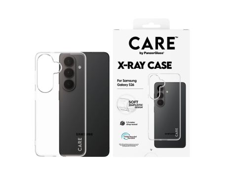 PanzerGlass CARE X-Ray за Samsung Galaxy S26, прозрачен на супер цени