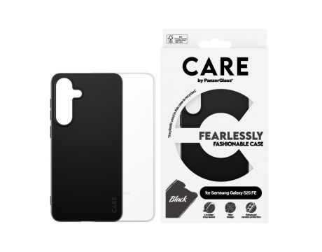 PanzerGlass Care Fearlessly  за Samsung S25 FE, черен на супер цени