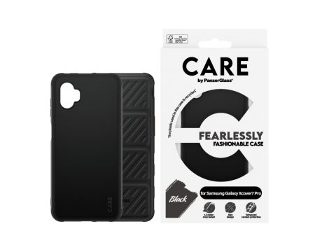 PanzerGlass Care Fearlessly за Samsung Xcover 7 Pro, черен на супер цени