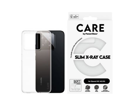 PanzerGlass Care Slim X-Ray за Xiaomi Redmi 15C 4G/5G, прозрачен на супер цени